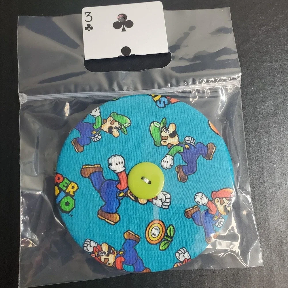 Fabric Playing Card Holder Helping‎ Hands Lot Of 2 + Cards, Mario Bros / Pokemon